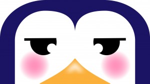 ペンギン:照れ顔