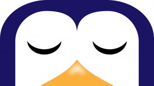ペンギン:寝顔